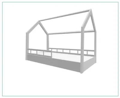 Išskirtinė lova Namelis A1