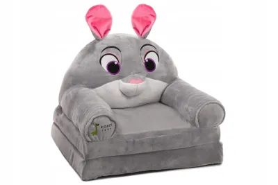 Vaikiškas minkštas fotelis Kiškis