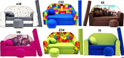 Minkštas Fotelis-Lova (Išskleidžiamas)