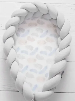 KŪDIKIO LIZDELIS plunksna PILKAS