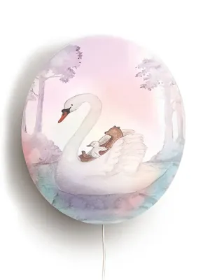 VAIKIŠKAS SIENINIS ŠVIESTUVAS "Gulbė"