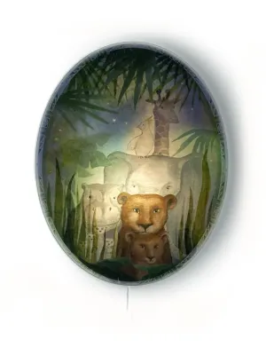 VAIKIŠKAS SIENINIS ŠVIESTUVAS "diunglės"