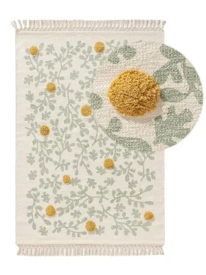 VAIKIŠKAS KILIMAS BENUTA cream/žalia