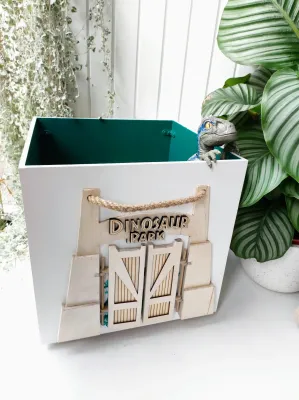ŽAISLŲ DĖŽĖ - SKRYNIA DINO 