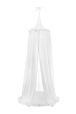 Baldakimas su kilimėliu baltas