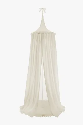 Baldakimas su kilimėliu kreminis