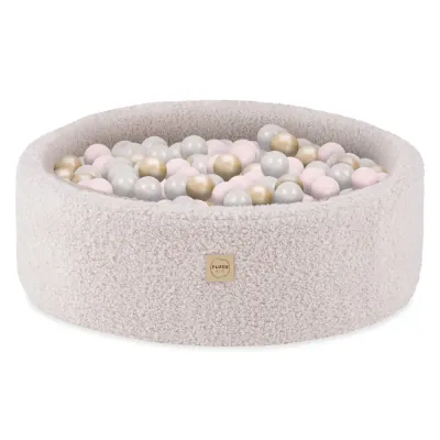 Misioo kamuoliukų baseinas (200vnt. kamuoliukų) cream pink