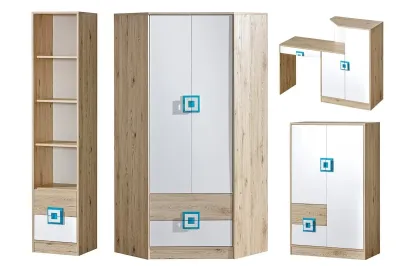 Vaikiškų baldų komplektas Lota, 4 vienetai