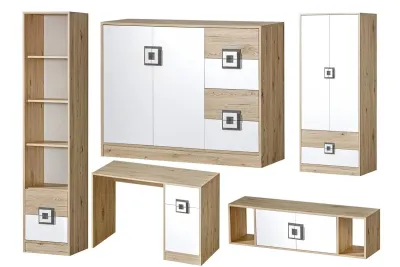 Vaikiškų baldų komplektas Lota-3, 5 vienetai