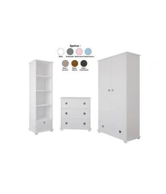 Vaikiškų baldų komplektas Lulu - Star, 3 vienetai