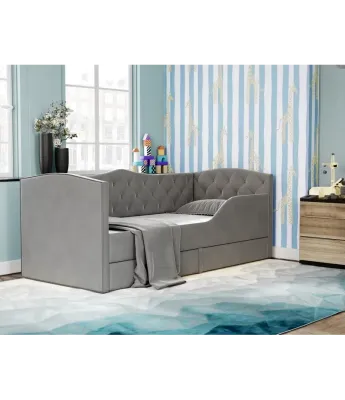 LIETUVIŲ GAMYBOS MINKŠTA VAIKIŠKA LOVA-SOFA SVAJONĖ turime vietoje