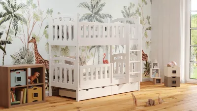 Dviaukštė vaikiška lova Zuza