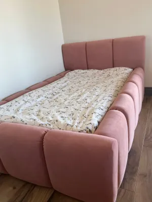 Lietuvių gamybos minkšta vaikiška lova Prabanga