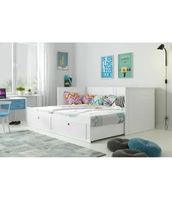 Vaikiška lova namelis su čiuožykla